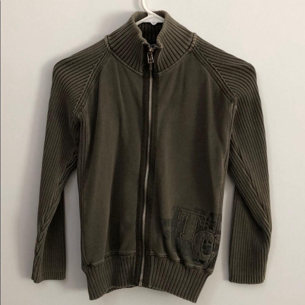 Knit sweater jacket